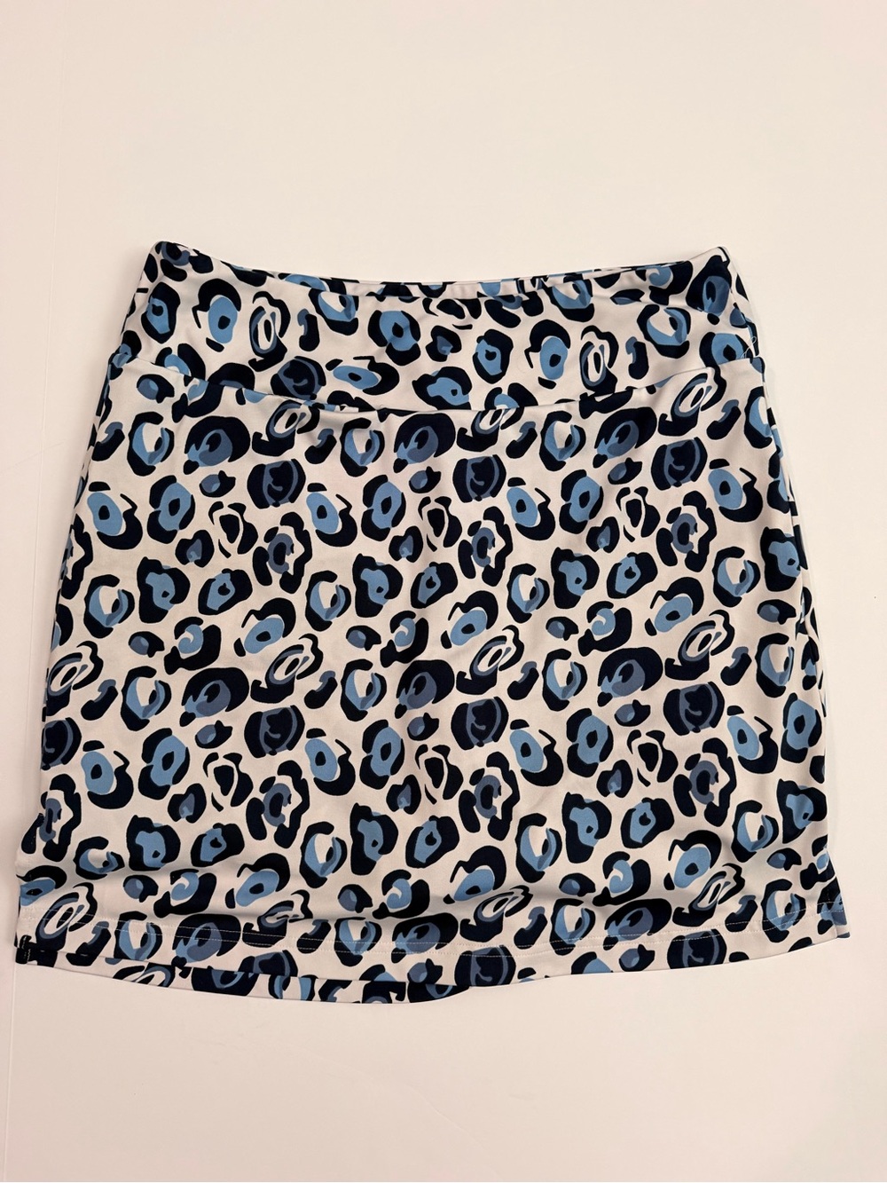Golftini Cyclone Golf Blue Leopard Print Women’s Skort Small athletic sports